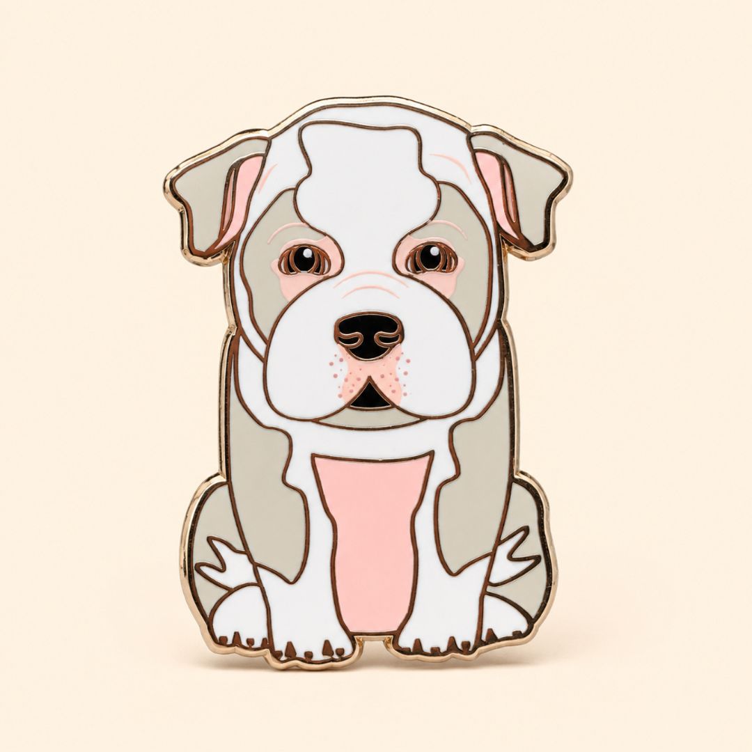 PIN BULLDOG INGLES BLANCO