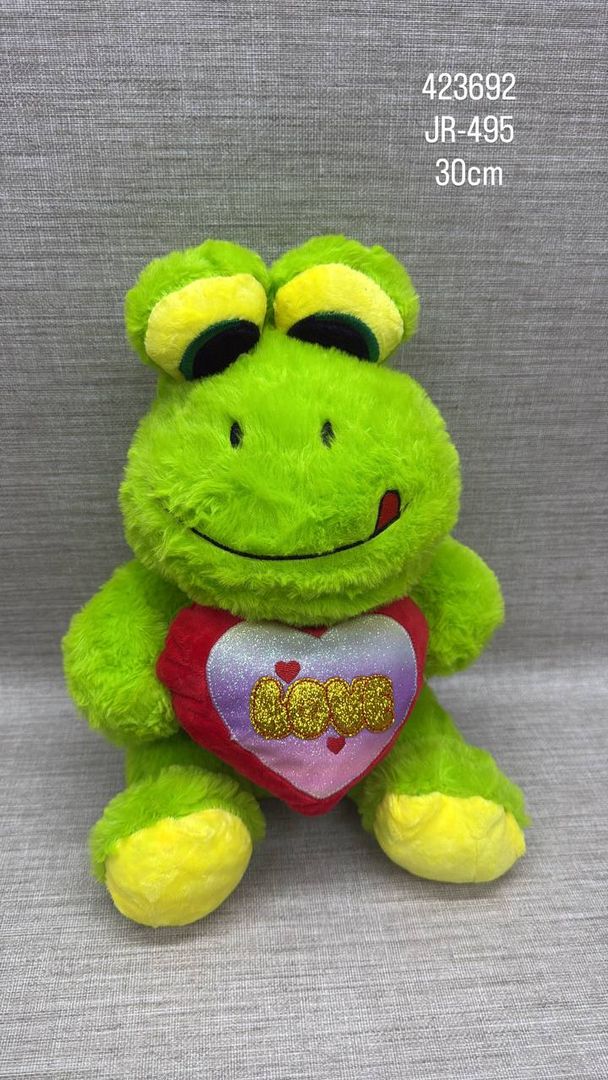 RANITA CON CORAZON 30 CM