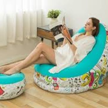 Imagen del producto SILLA INFLABLE CON PUFF DISEÑOS