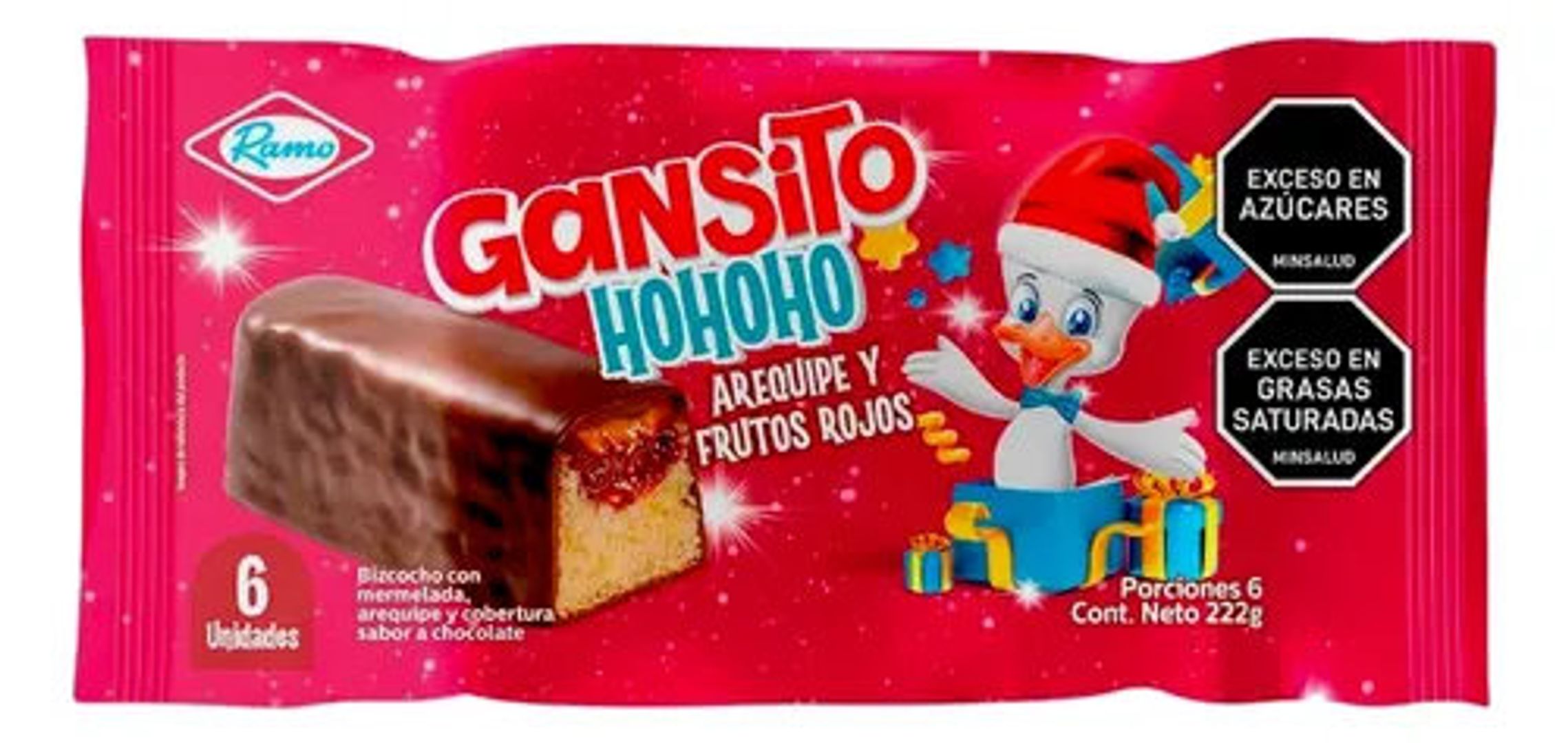GANSITO HOHOHO MORA RAMO*6*222G