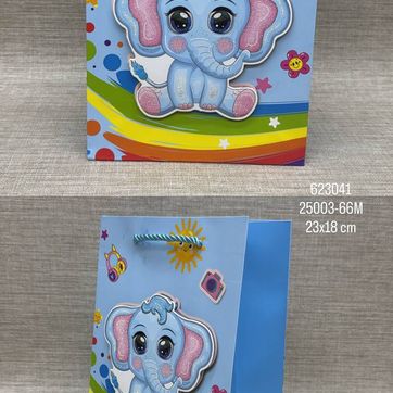 Imagen del producto BOLSA DE REGALO SURTIDA ANIMALES 23X18 CM