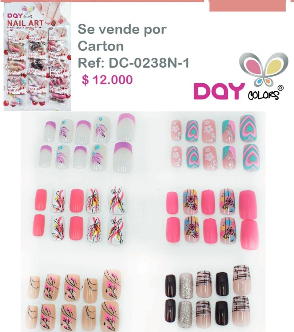 DC0238N-1 UÑAS DECORADAS