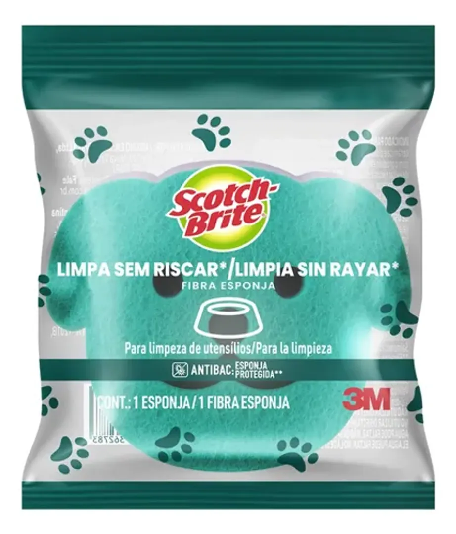 FIBRA ESPONJA SCOTCH BRITE PETS NO RAYA