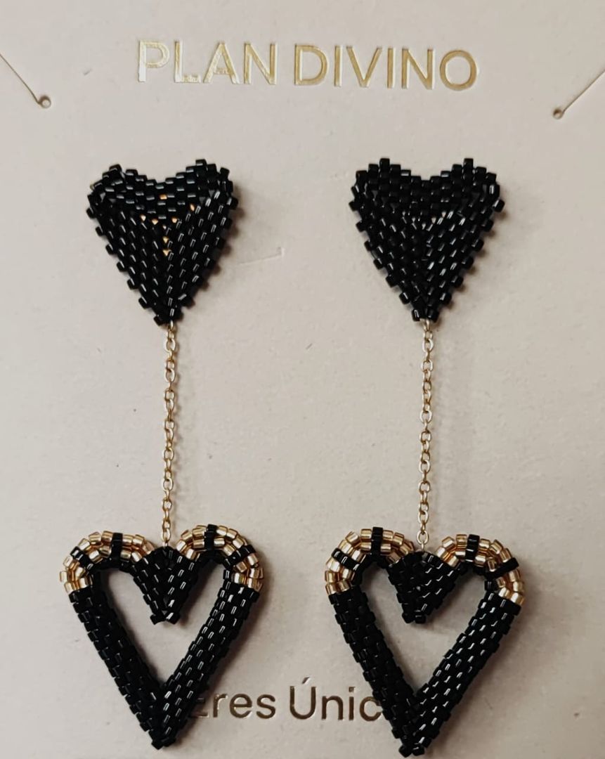 Areta Corazón Esqueleto con Cadena Miyuki