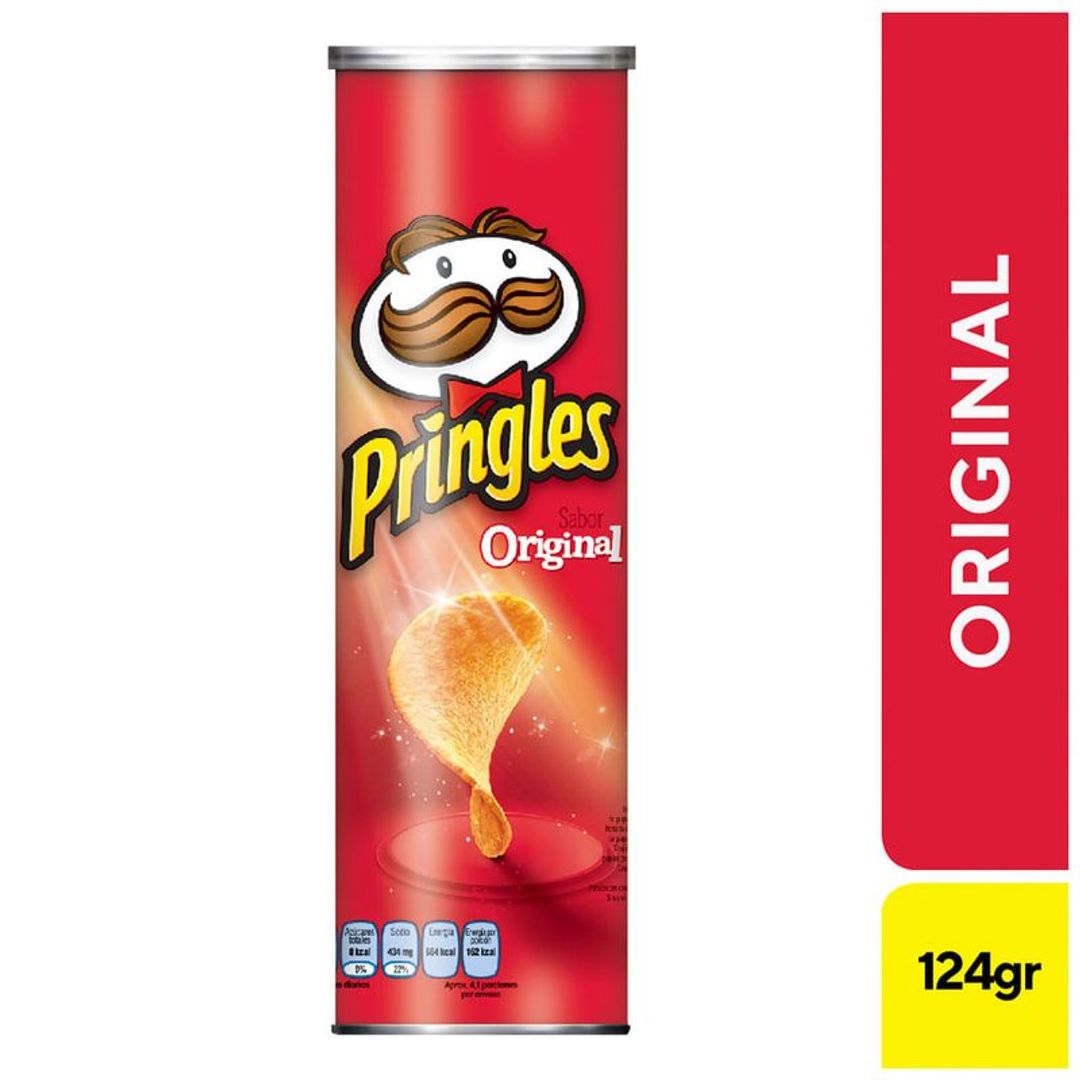 PAPAS PRINGLES*124G ORIGINAL