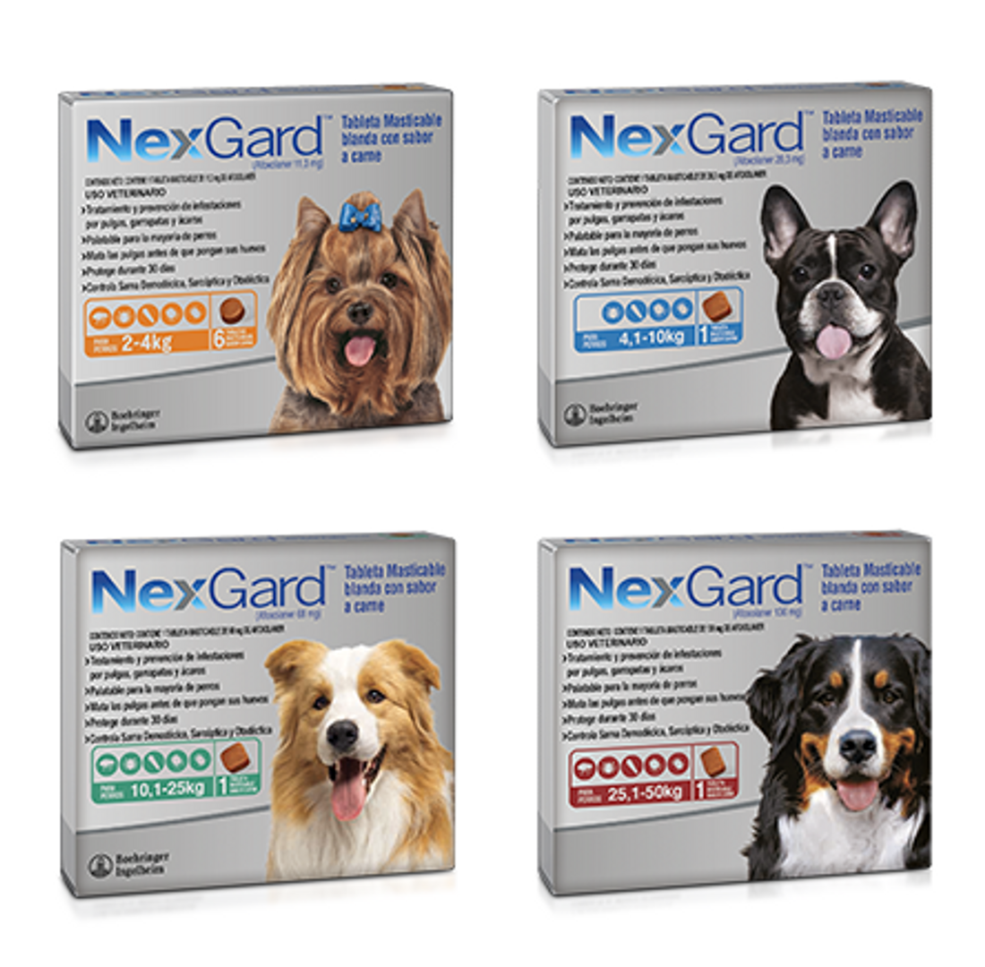 NEXGARD TABLETA 10- 25 KG