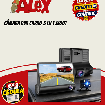 Imagen del producto CÁMARA DVR CARRO 3 EN 1 JX001