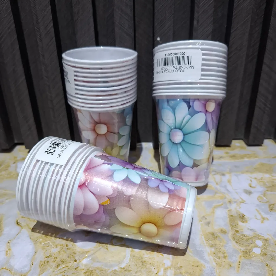 VASO X12 UND MARGARITA MULTICOLOR 