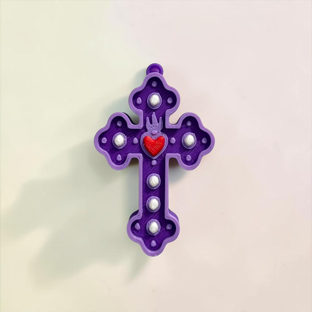 Dije Cruces Corazón 