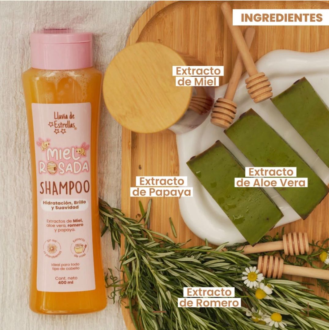 Shampoo miel rosada 