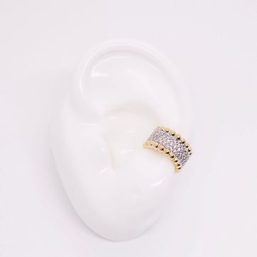Imagen del producto EARCUFF CIRCONES RODINADO 