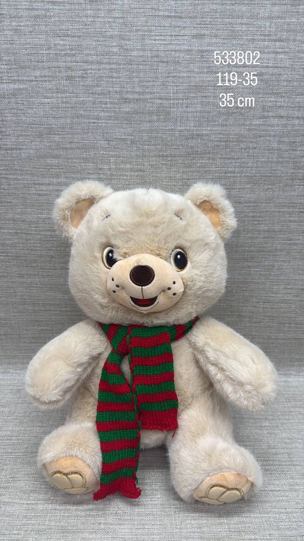 OSO TEDDY CON BUFANDA 35 CM