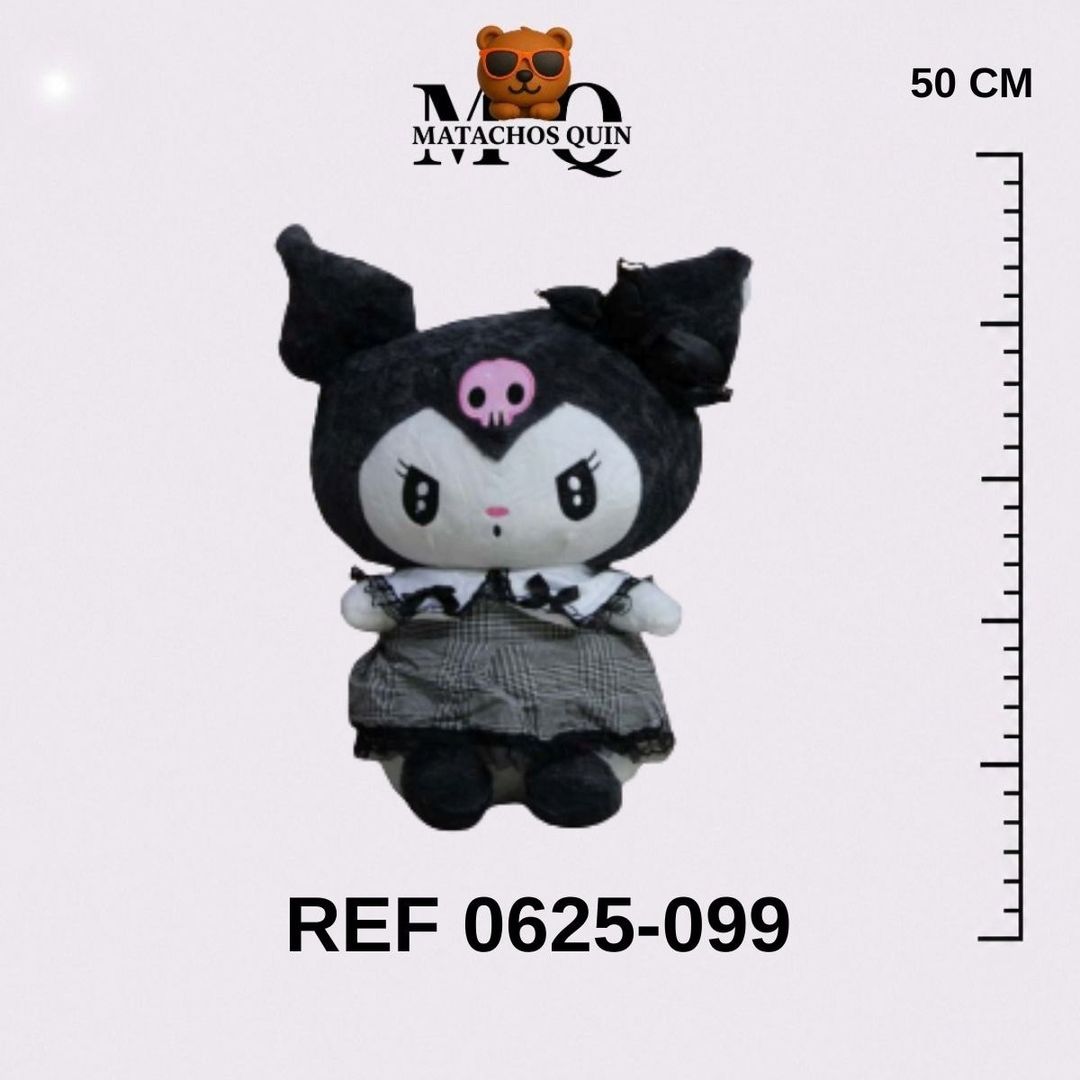 KUROMI CON MOÑO NEGRO