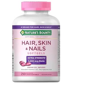 Imagen del producto BIOTINA 5000 MCG 250 SOFTGELS NATURES BOUNTY