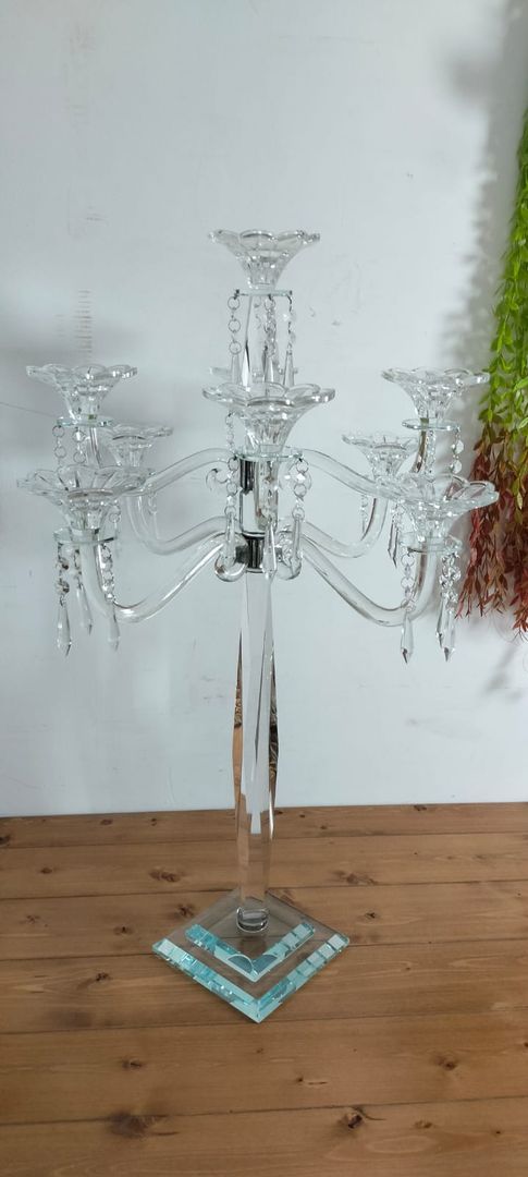 CANDELABRO CRISTAL - 9 BRAZOS