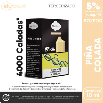 Imagen del producto Glucloud Piña Colada Boxpod 4000 Puffs