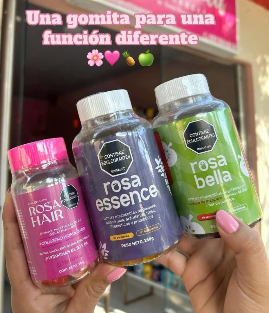 Kit Gomitas Rosa latinas