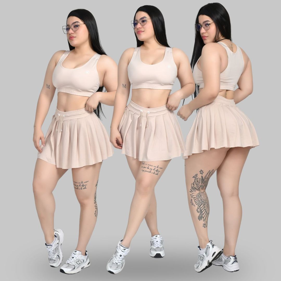 Conjunto falda short