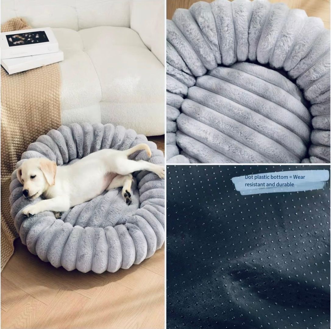 Cama para perro tipo "donut"