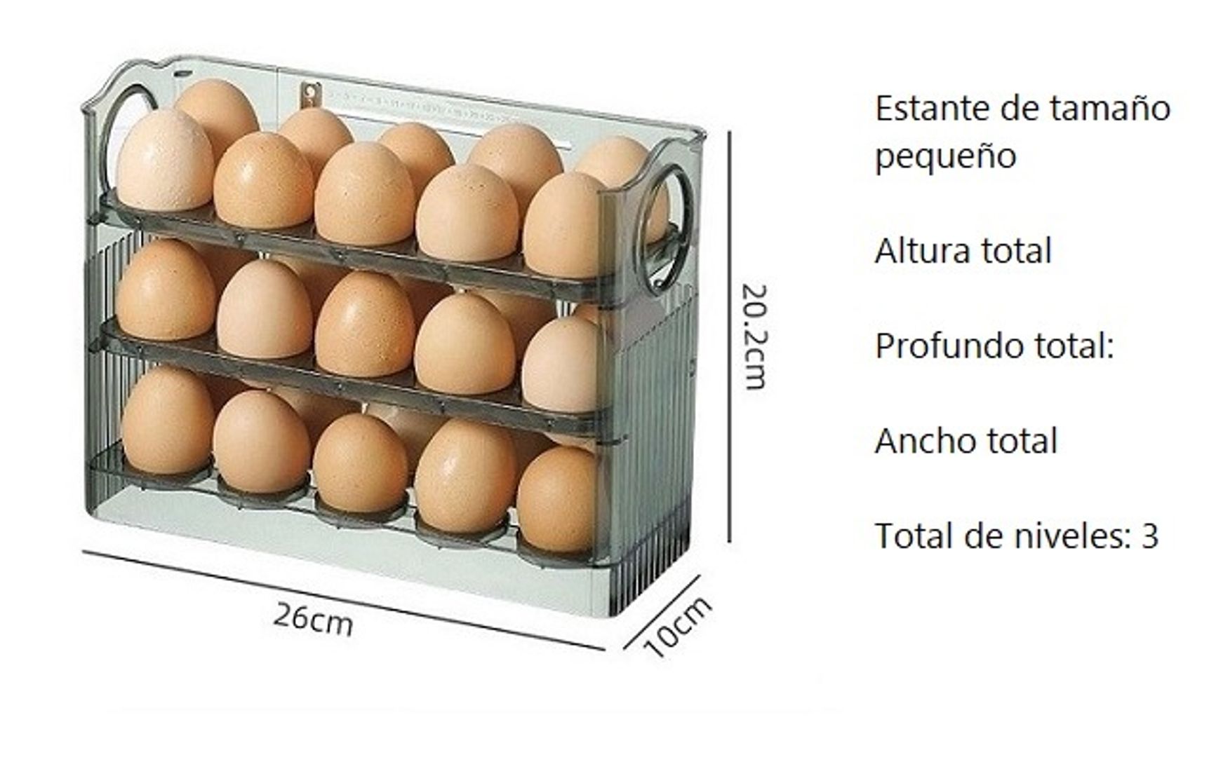 Organizador de Huevos para Refrigerador