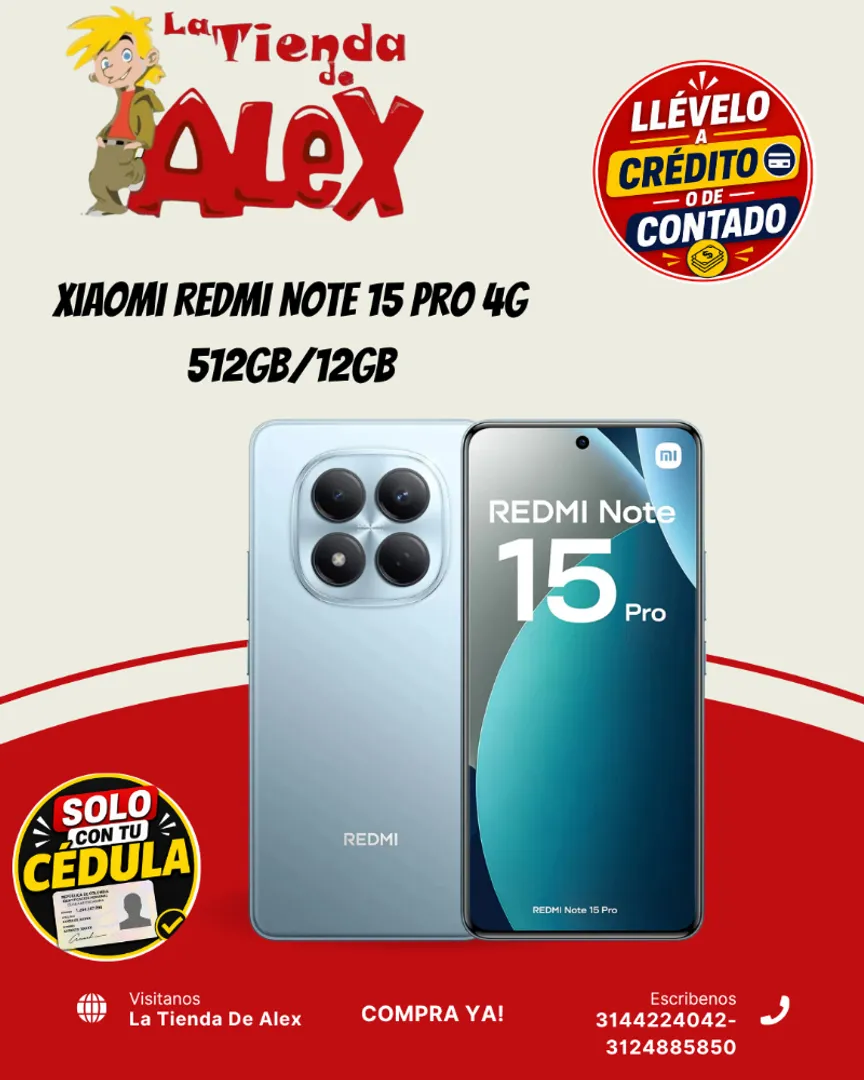 Xiaomi Redmi Note 15 Pro 4G 512GB/12GB