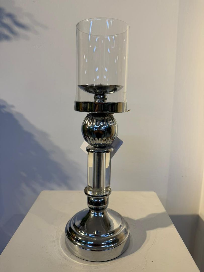 CANDELABRO PLATA CON BRICERO