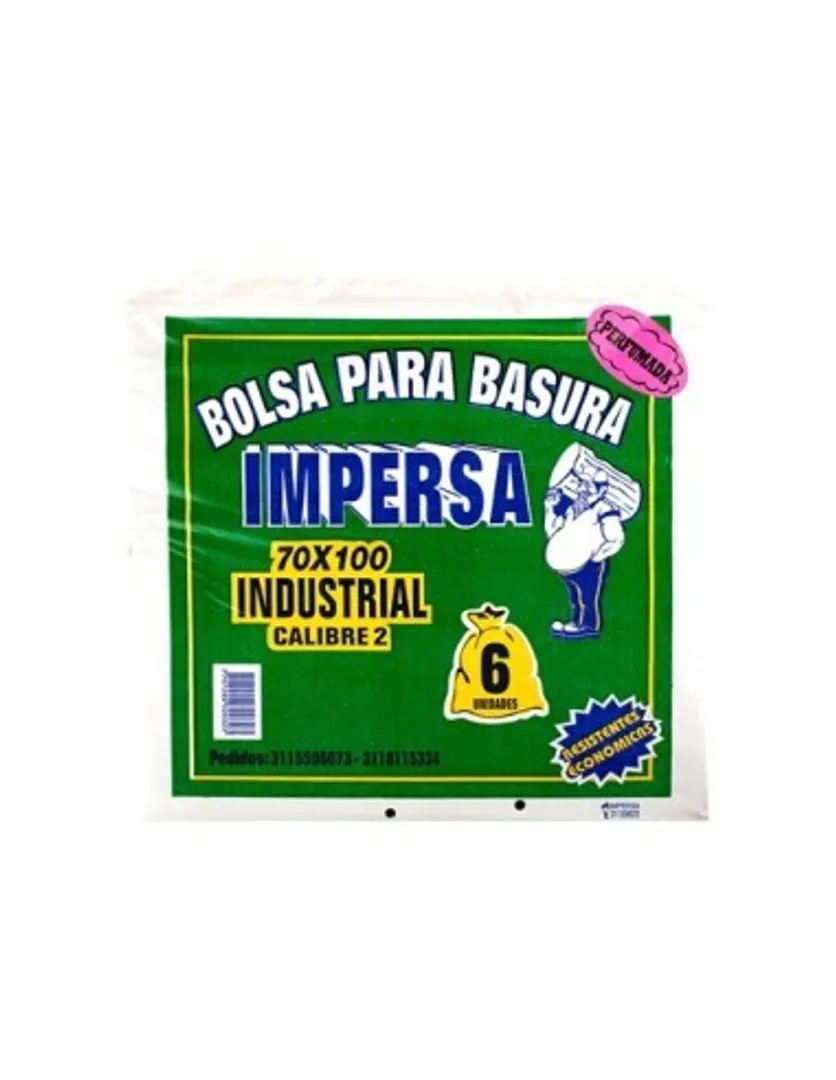BOLSA BASURA GIGANTE IMPERSA*6