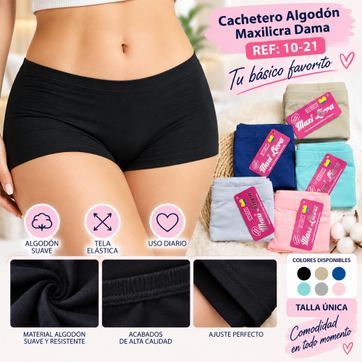 Imagen del producto MAXILYCRA ALGODON CACHCETERO DAMA (X6)