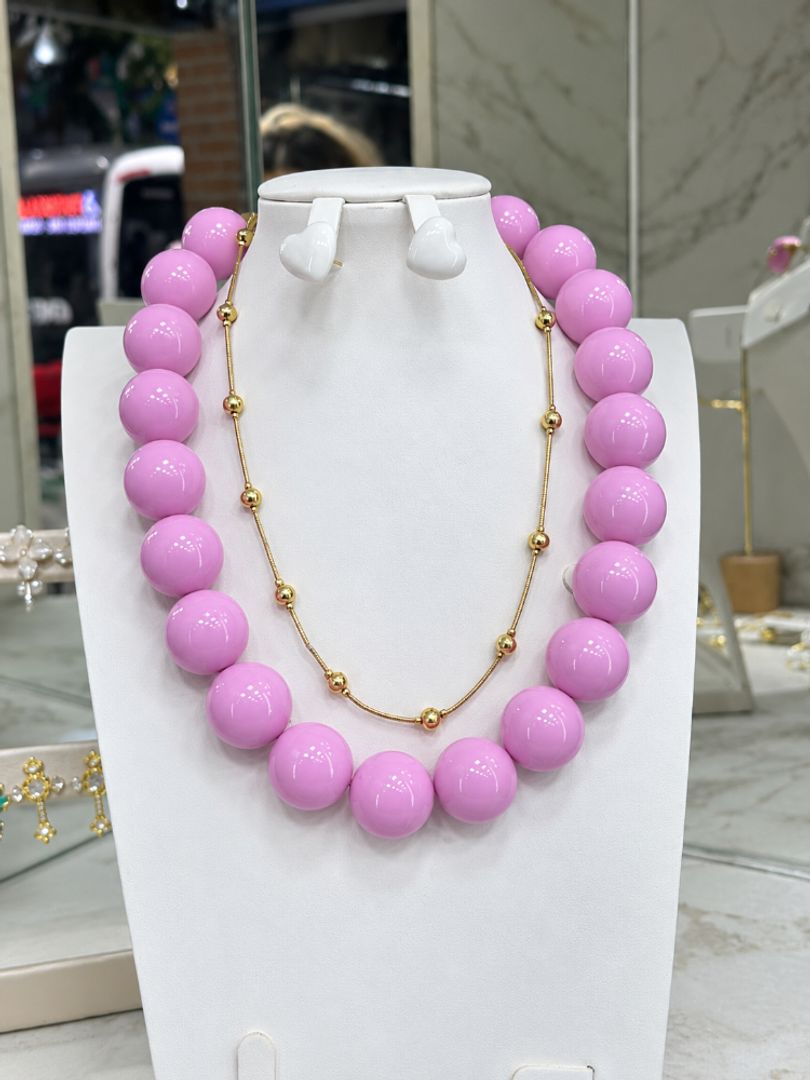 Collar Dúo Barbie Glam