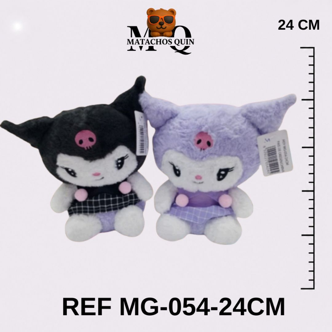 KUROMI CON VESTIDO LILA Y & NEGRO