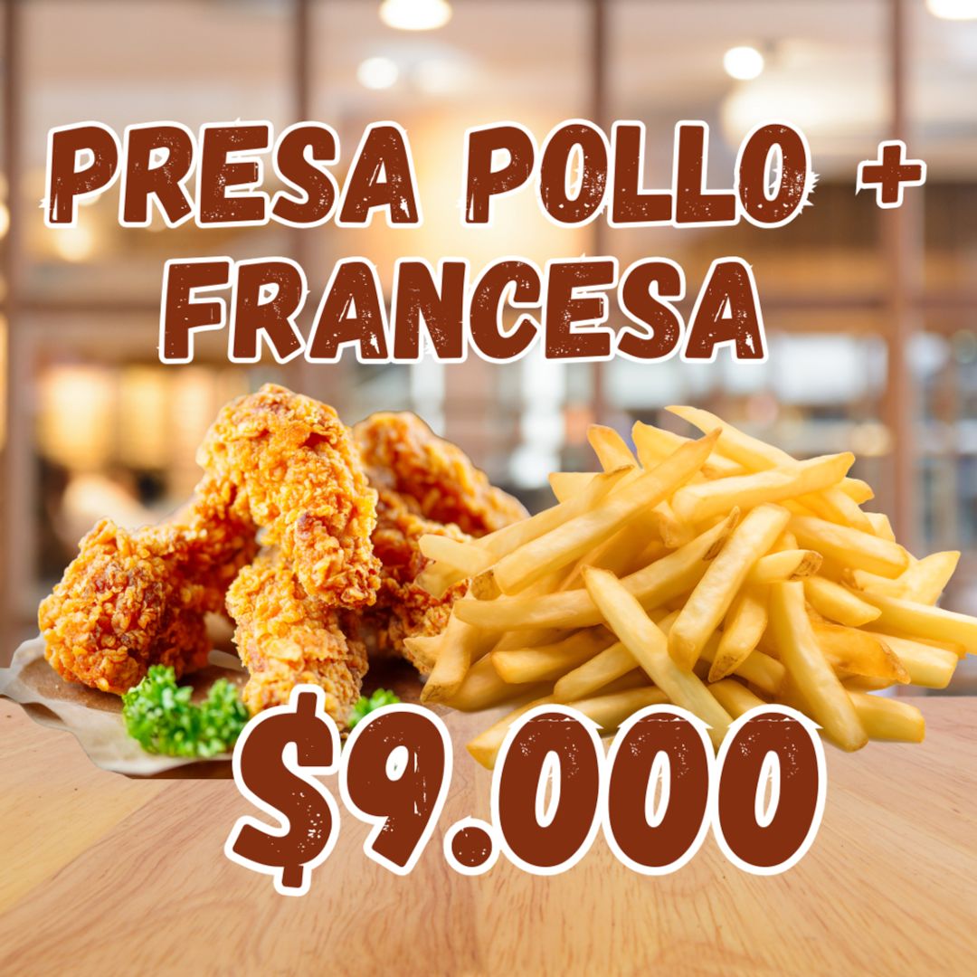 Pollo + Papitas a la Francesa