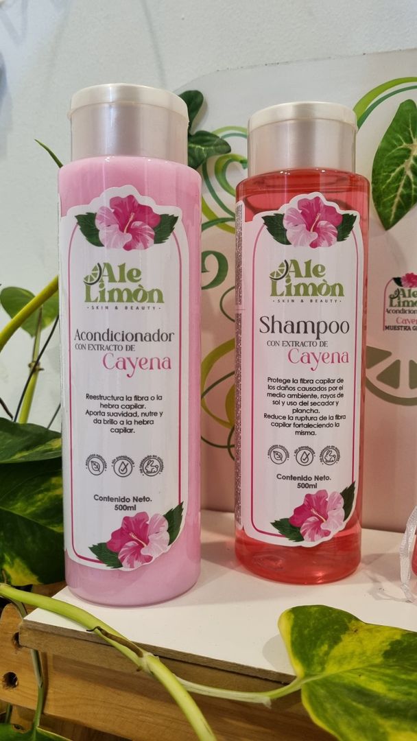 kit de Shampoo  y Acondicionador Cayena 