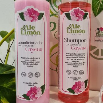 Imagen del producto kit de Shampoo  y Acondicionador Cayena 
