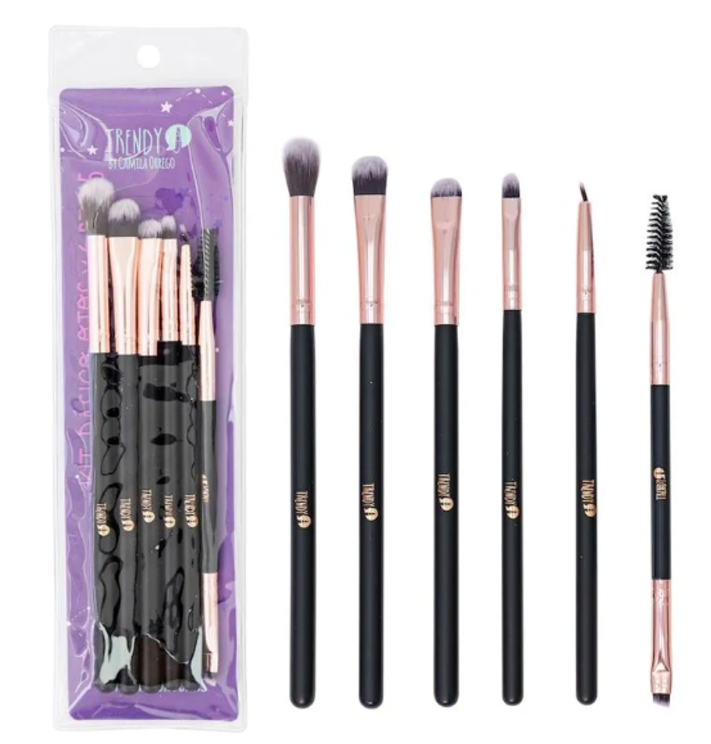 Kit Brocha Trendy Ojos x 6 Generica BT015