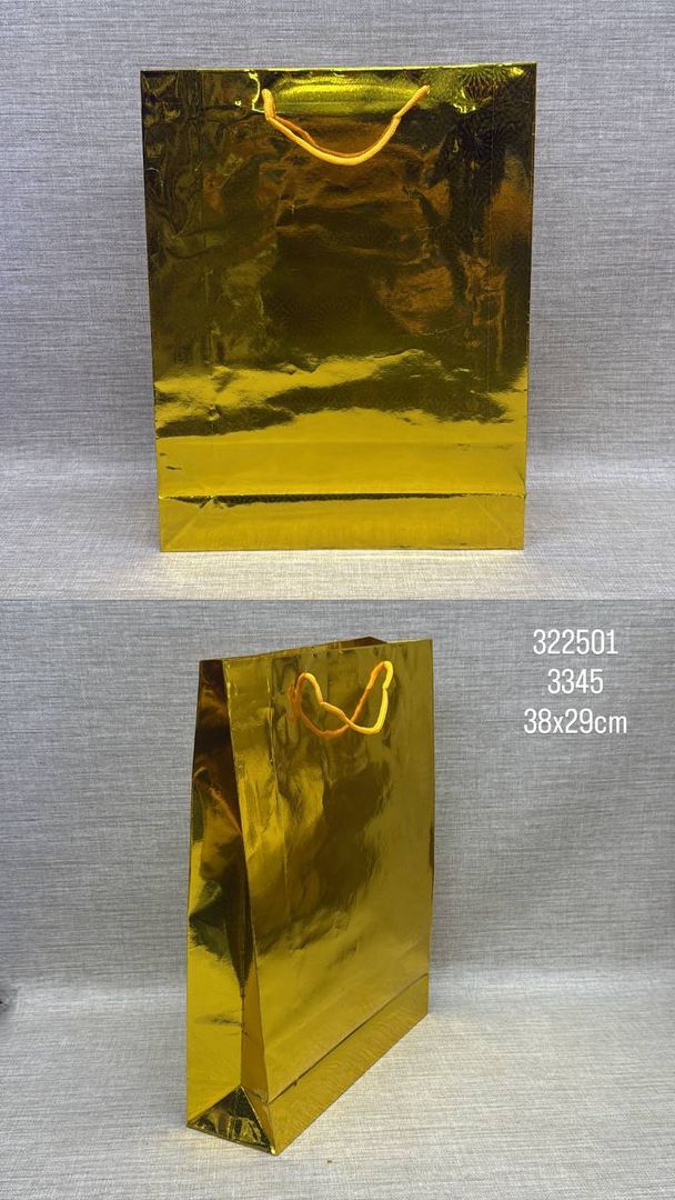 BOLSA DE REGALO HOLOGRAFICA SURTIDA 38X29 CM