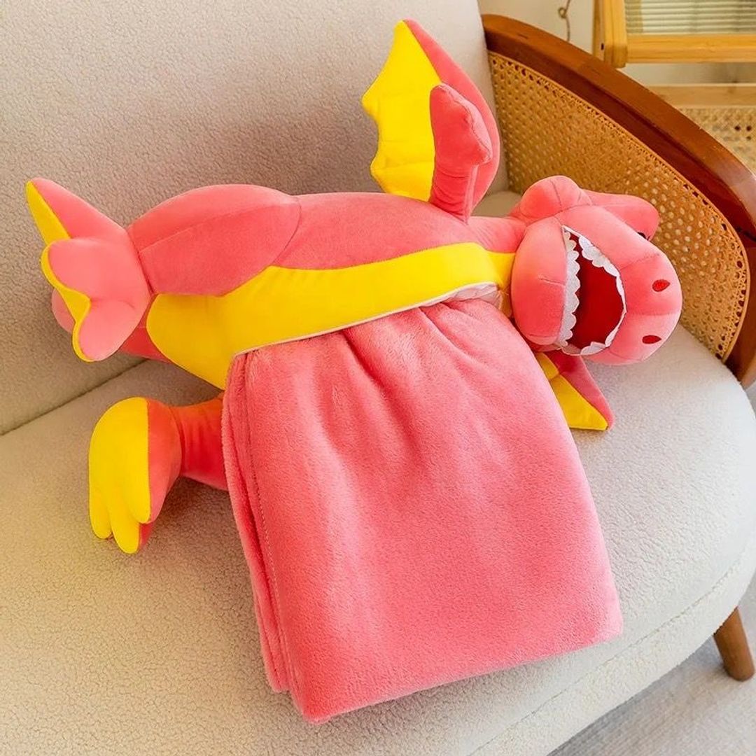 Cojín con cobija dragón 