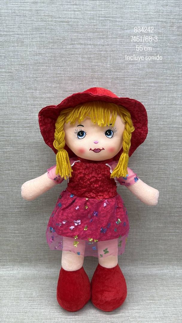 MUÑECA DE TRAPO SURTIDA 55 CM
