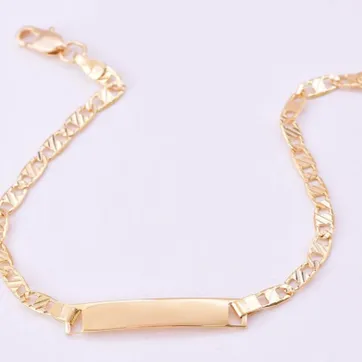 Imagen del producto Pulsera placa personalizada niño 16cm