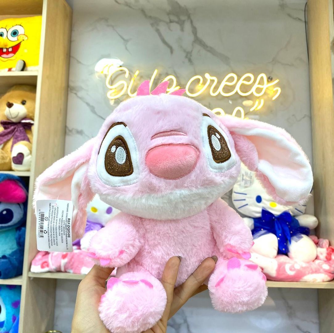 STICH Y ÁNGELA OJO ESCARCHADO 22cm