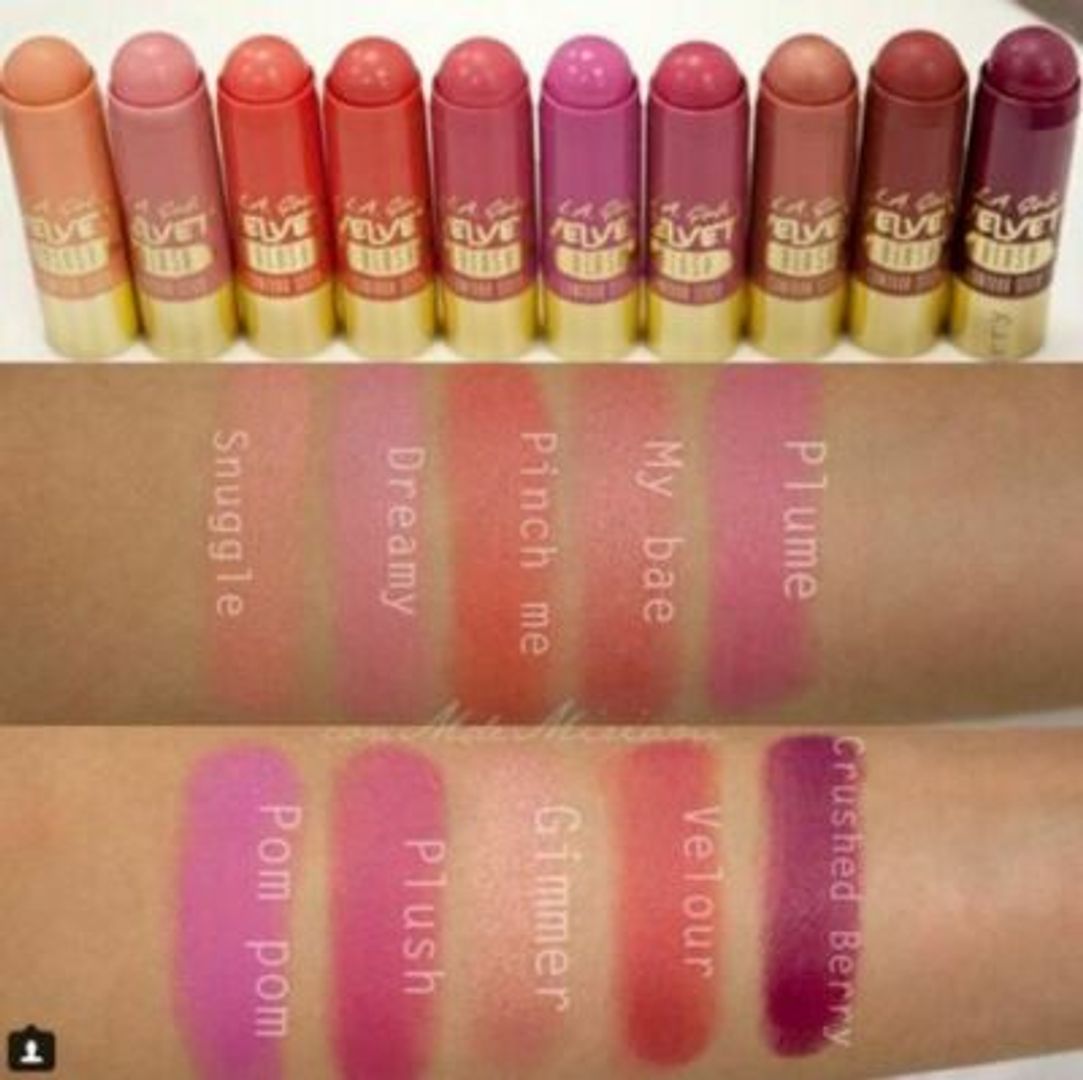 VELVET BLUSH/CONTOUR/HI-LITE STICK L.A GIRL