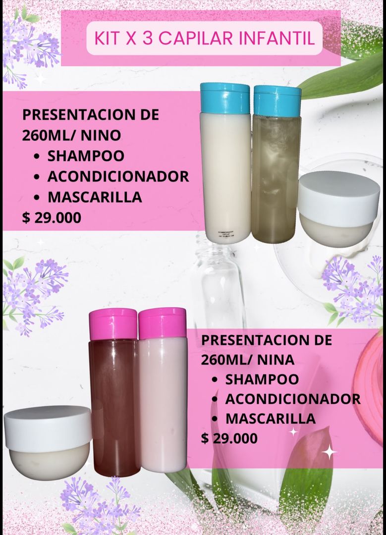 COMBO CAPILAR NIÑO (260ml)