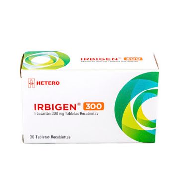 Imagen del producto IRBIGEN 300MG (IRBESARTAN) DIS X 30 TAB