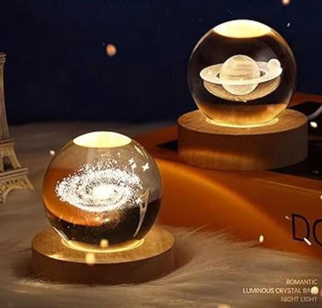 Lámpara de mesa de galaxia