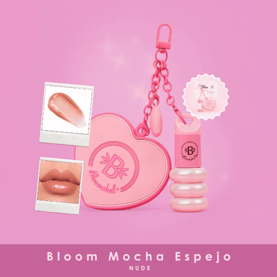 Bloom mocha espejo (brillo hidratante) bloomshell