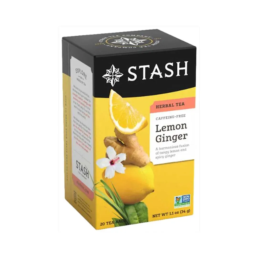 TE HERBAL LIMON GINGER STASH*20