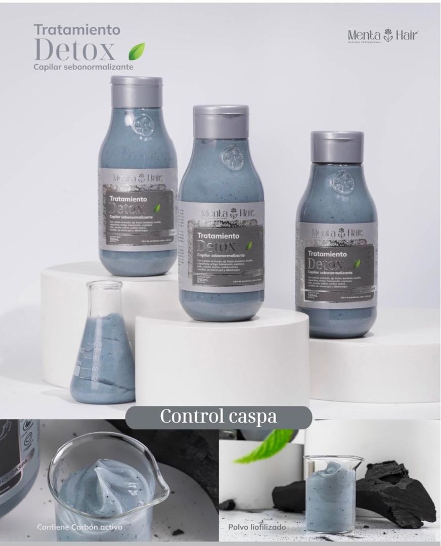 MENTA HAIR TRATAMIENTO DETOX/ACONDICIONADOR ANTICASPA