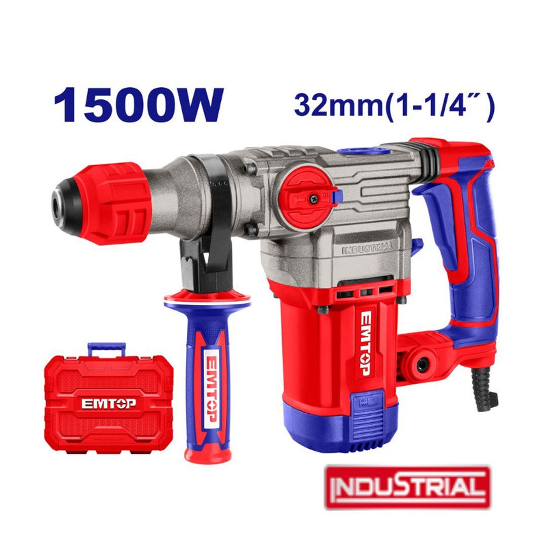 EMTOP ROTOMARTILLO 32MM 1500W/120V CAP 5.5J INDUSTRIAL