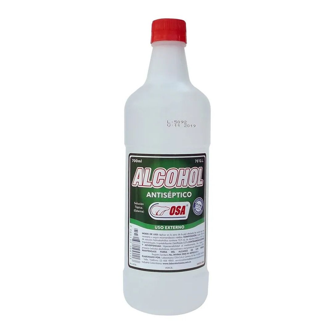ALCOHOL ANTISEPTICO OSA*700ML
