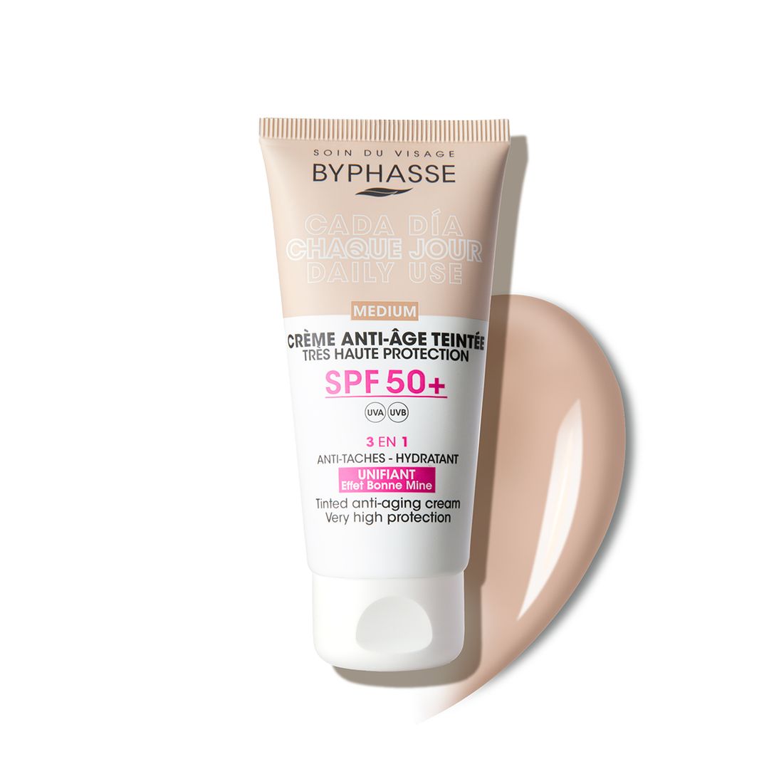 CREMA FACIAL CON COLOR SPF 50 BYPH MED