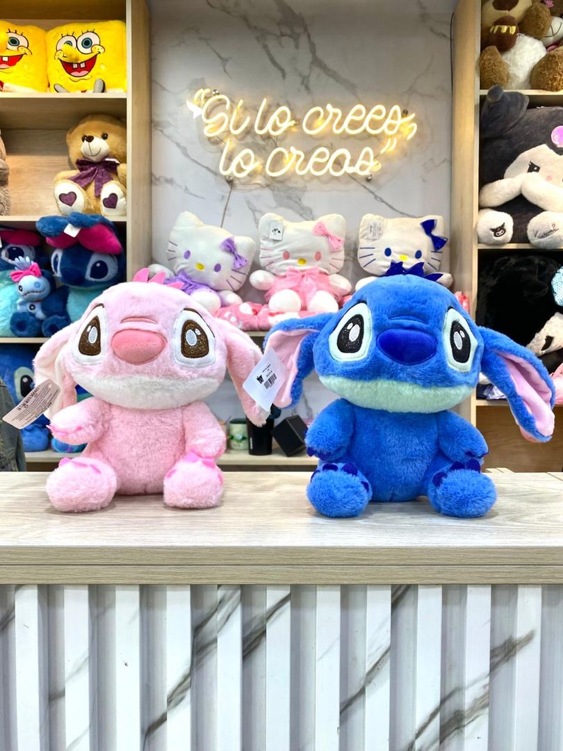 STICH Y ÁNGELA OJO ESCARCHADO 22cm